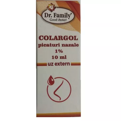 Colargol 1% picaturi nazale * 10 ml, [],clinicafarm.ro
