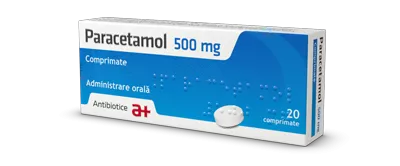 Paracetamol 500 mg * 20 comprimate, [],clinicafarm.ro