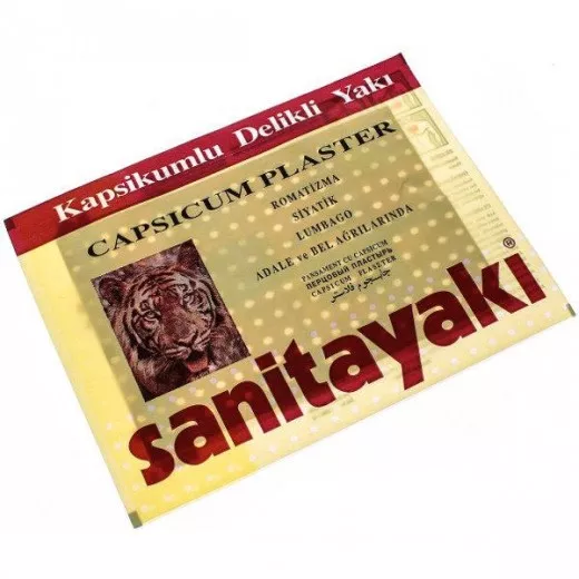 Plasturi antireumatici cu ardei Sanitayaki 12-17 cm * 1 bucată, [],clinicafarm.ro