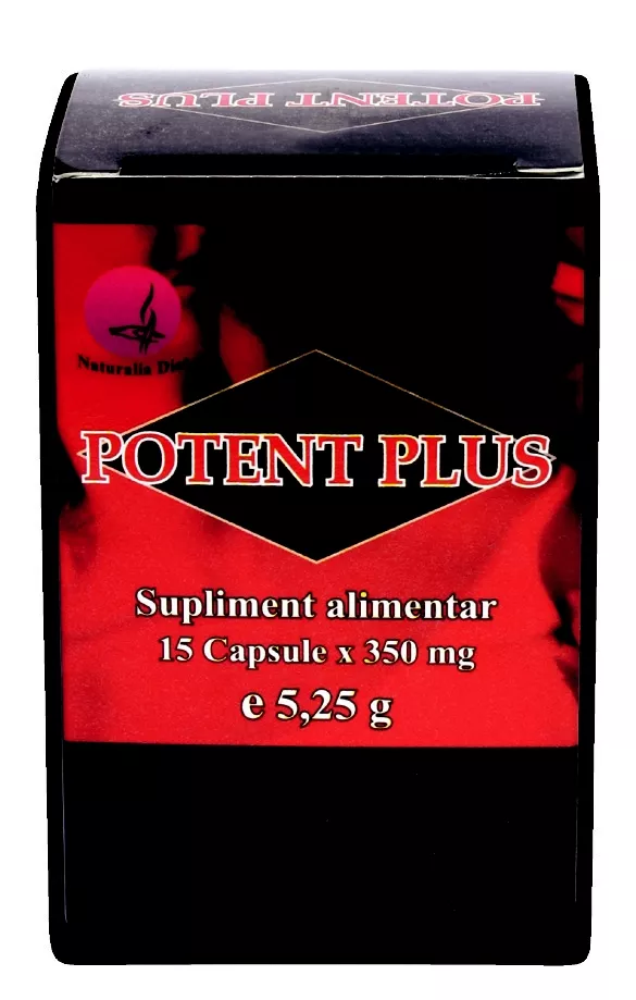 Potent Plus * 15 capsule, [],clinicafarm.ro