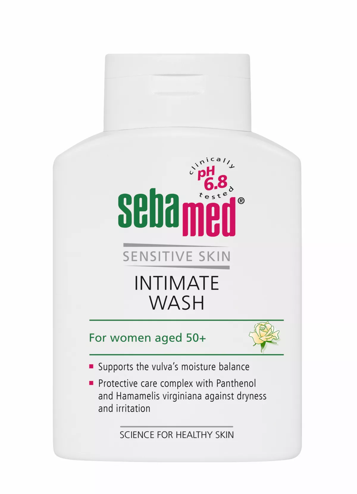 Sebamed Sensitive Skin Gel dermatologic pentru igiena intimă feminină (+50 ani) * 200 ml, [],clinicafarm.ro