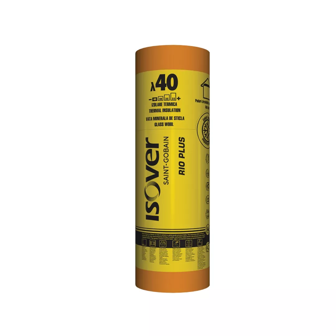 Saltelele de vata minerala de sticla ISOVER RIO PLUS, 2 x 50 x 7000 x ...