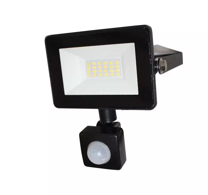 10W SMD LED lumina alba (4100k)  antracit + sensor de miscare, [],electricalequipment.ro