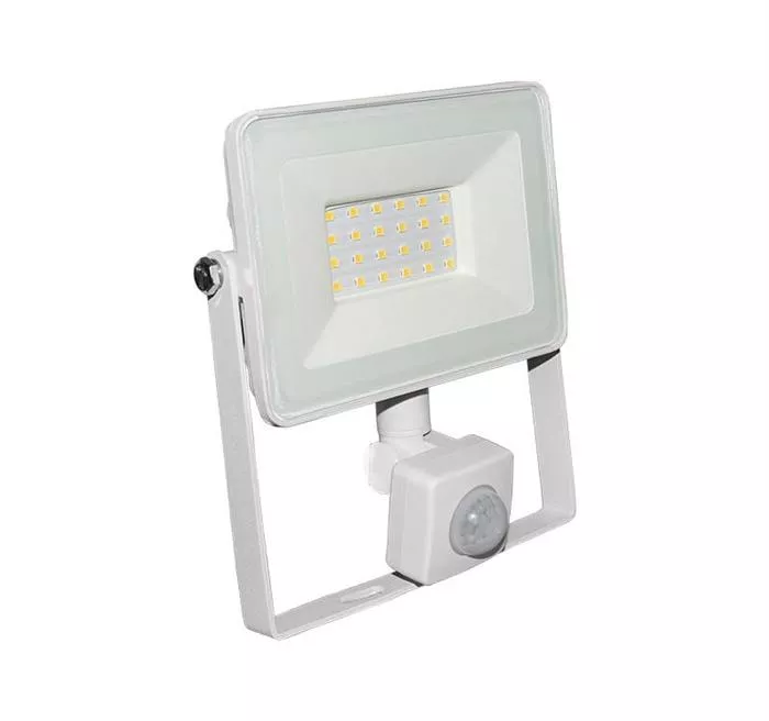 20W SMD LED lumina alba (4100k)  alb + sensor de miscare, [],electricalequipment.ro