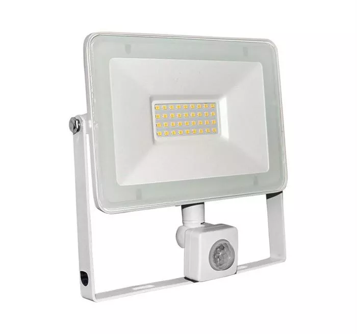 30W SMD LED lumina alba (4100k)  alb + sensor de miscare, [],electricalequipment.ro