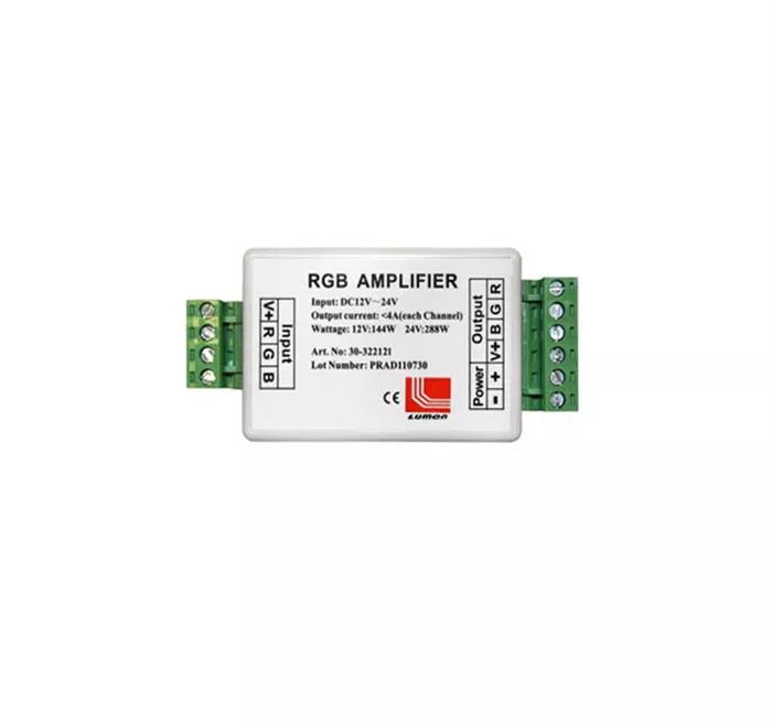 AMPLIFICATOR DE PUTERE pt. BANDA LED RGB 12A, [],electricalequipment.ro