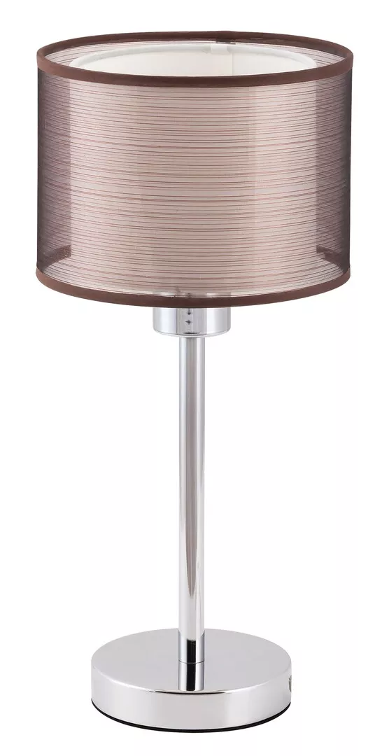 Veioza Anastasia desk lamp E27 60W chr/brw 2631 | inclus timbru  verde 0.45lei, [],electricalequipment.ro