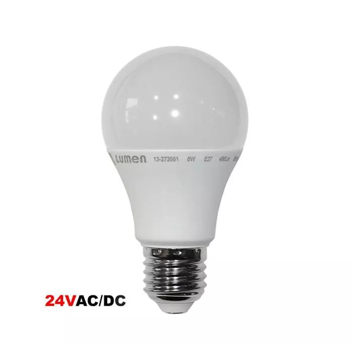 Lampada LED 24V AC DC 10W Naturale E27 Cantiere Officina Barca