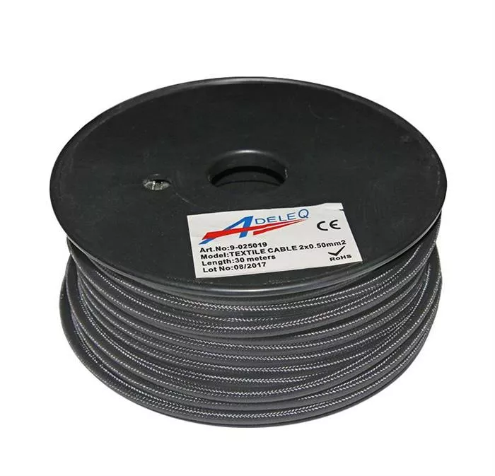 cablu "cordon" flexibil 2x0,50mm² - gri grafit, [],electricalequipment.ro