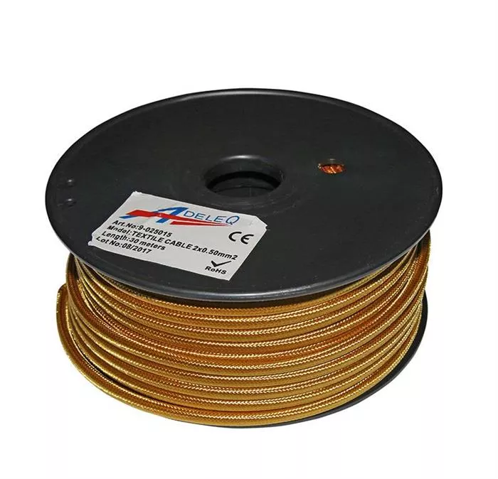 cablu "cordon" flexibil 2x0,50mm² - roz auriu, [],electricalequipment.ro