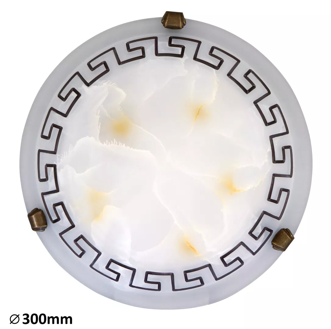 Plafoniera Etrusco ceiling lamp D30 br claw greek 7648 | inclus timbru  verde 0.45lei, [],electricalequipment.ro