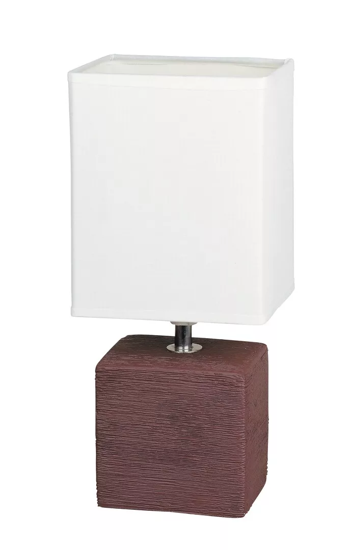 Veioza - lampa de masa orlando E14 1X40W-maro 4928 | inclus timbru  verde 0.45lei, [],electricalequipment.ro