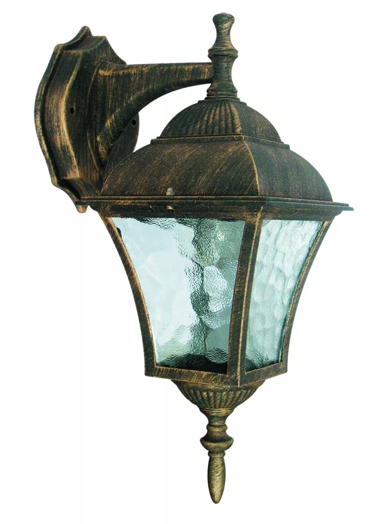 Lampa de perete toscana exterior antic auriu IP43 8391 | inclus timbru  verde 0.45lei, [],electricalequipment.ro