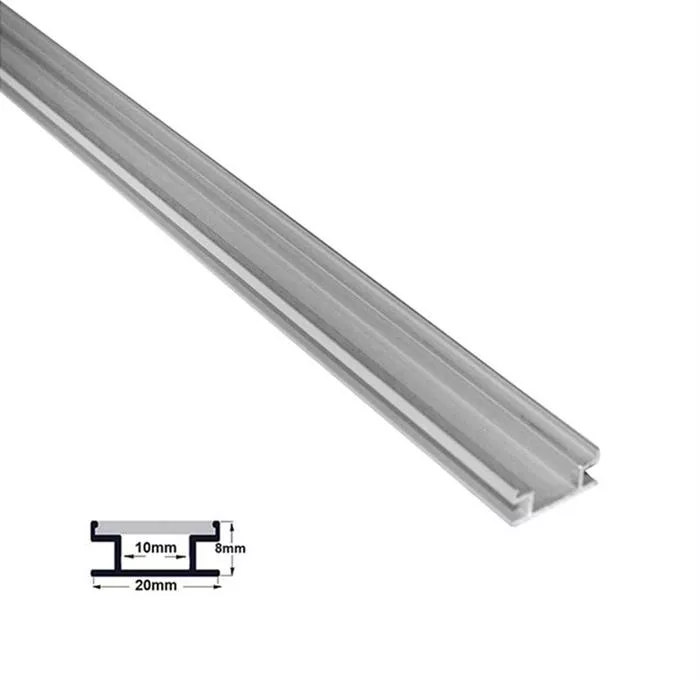 Profil Aluminiu ST. PARDOSEALA pentru banda LED - 1metru, [],electricalequipment.ro