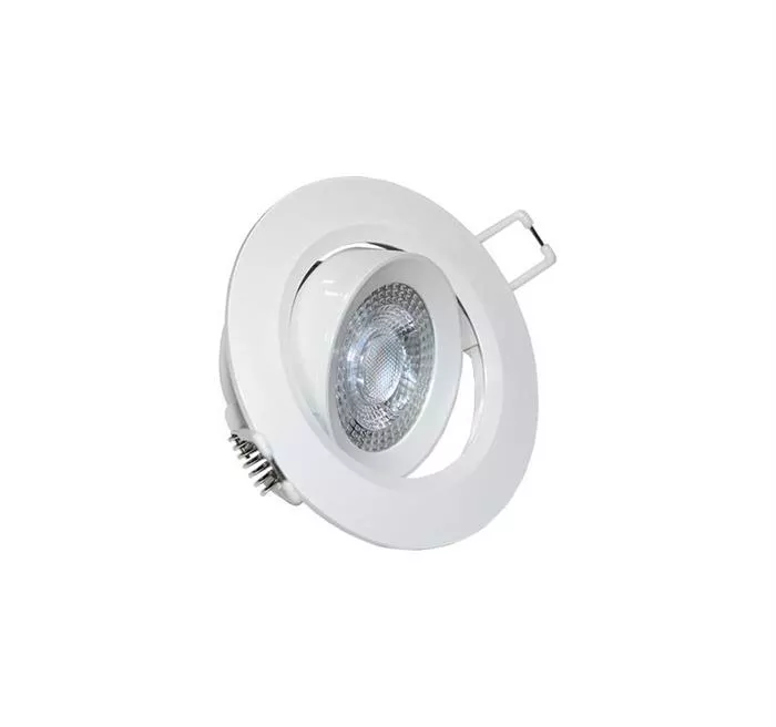 spot reglabil cu LED 5W argintiu / lumina alba, [],electricalequipment.ro