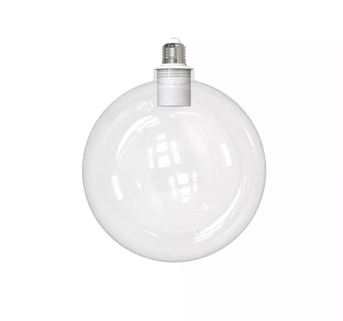Sticla ornamentala "BALL" transparent cu dulie adaptor E27, [],electricalequipment.ro