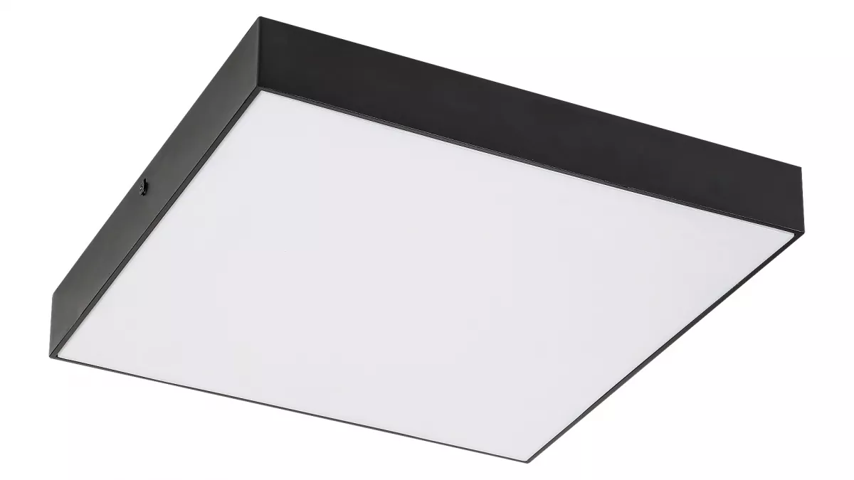 Tartu plafoniera exterior, negru mat, 18W, 1800lm, IP44, with switch in the lamp for changing color temperature, [],electricalequipment.ro