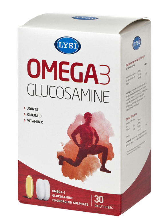 Omega 3 30 capsule+Glucosamine si Chondroitin 60 comprimate