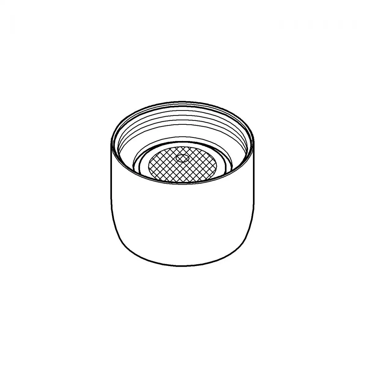 Aerator Grohe 13928KS0, pentru baterie bucatarie 32917KS0, mat, negru