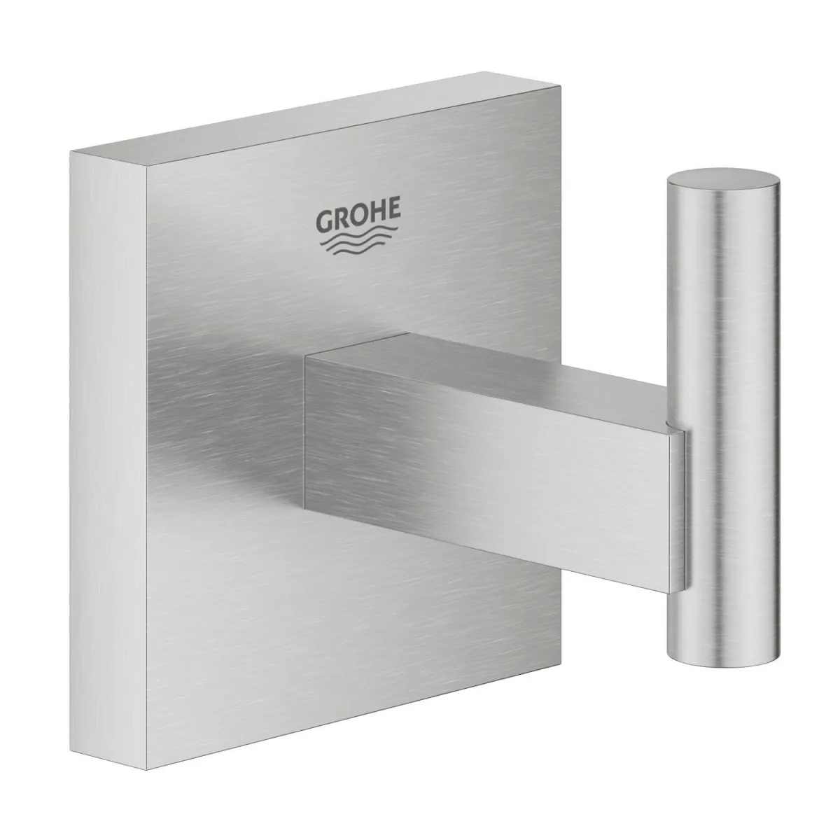 Agatatoare Grohe 40961DC0, Start Cube, pe perete, metal, mat, otel satinat