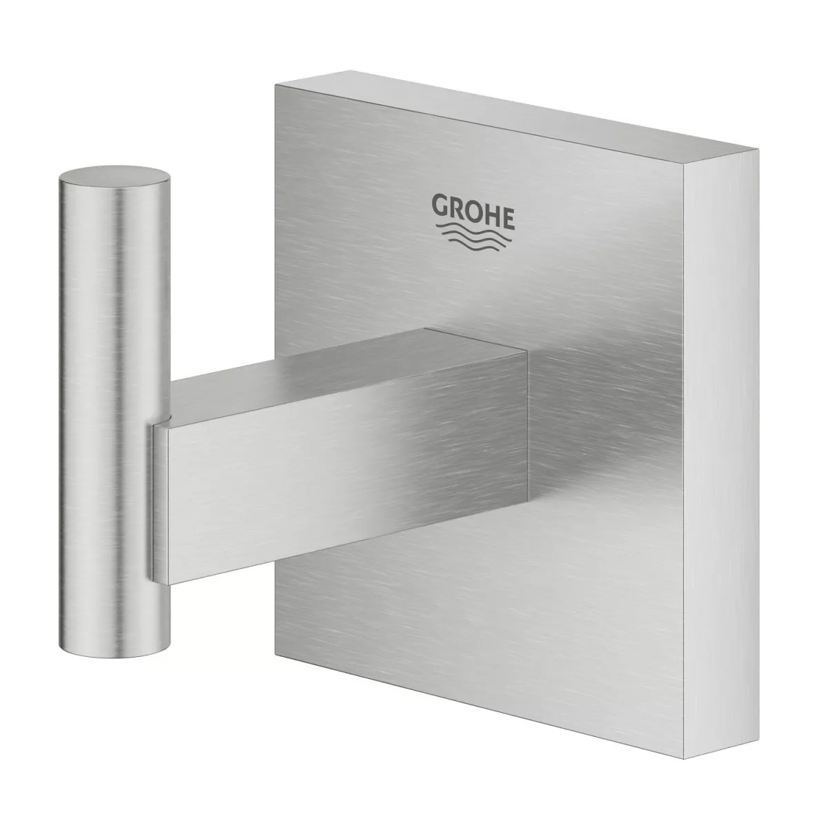 Agatatoare Grohe 40961DC0, Start Cube, pe perete, metal, mat, otel satinat