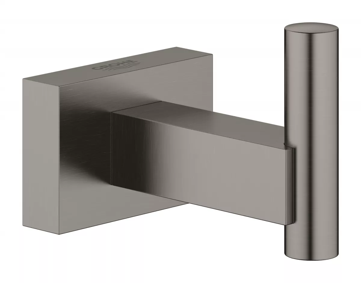 Agatatoare Grohe 40511AL1, Essentials Cube, pe perete, metal, mat, grafit