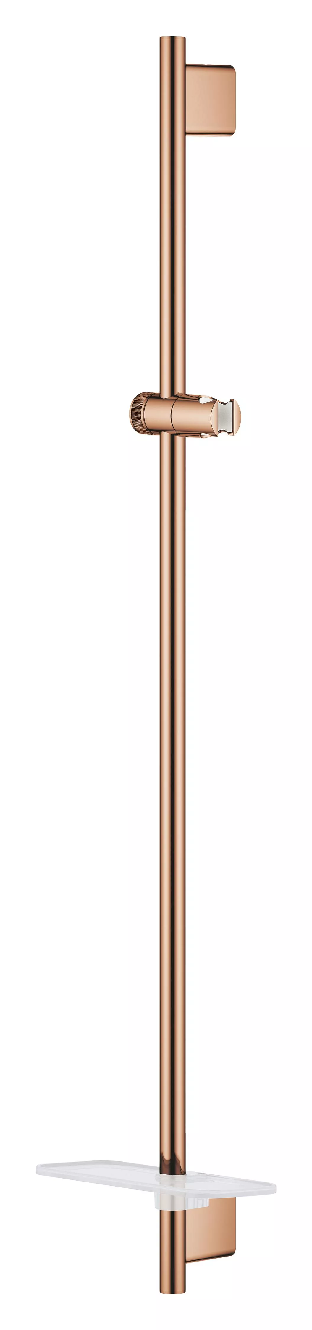 Bara de dus Grohe 26603DA0, SmartActive, aparenta, 900 mm, glisor, etajera, lucios, cupru