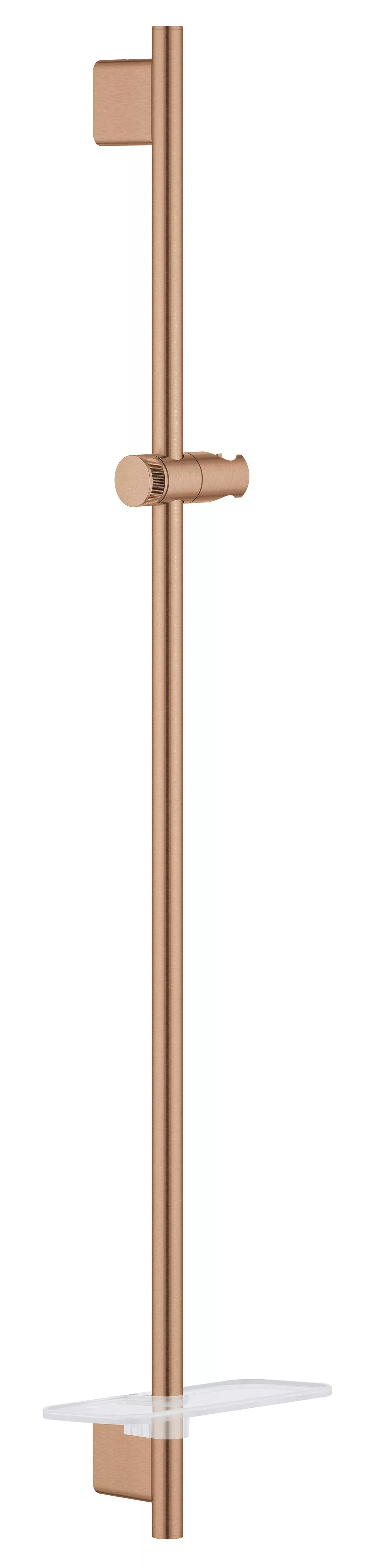 Bara de dus Grohe 26603DL0, SmartActive, aparenta, 900 mm, glisor, etajera, mat, cupru