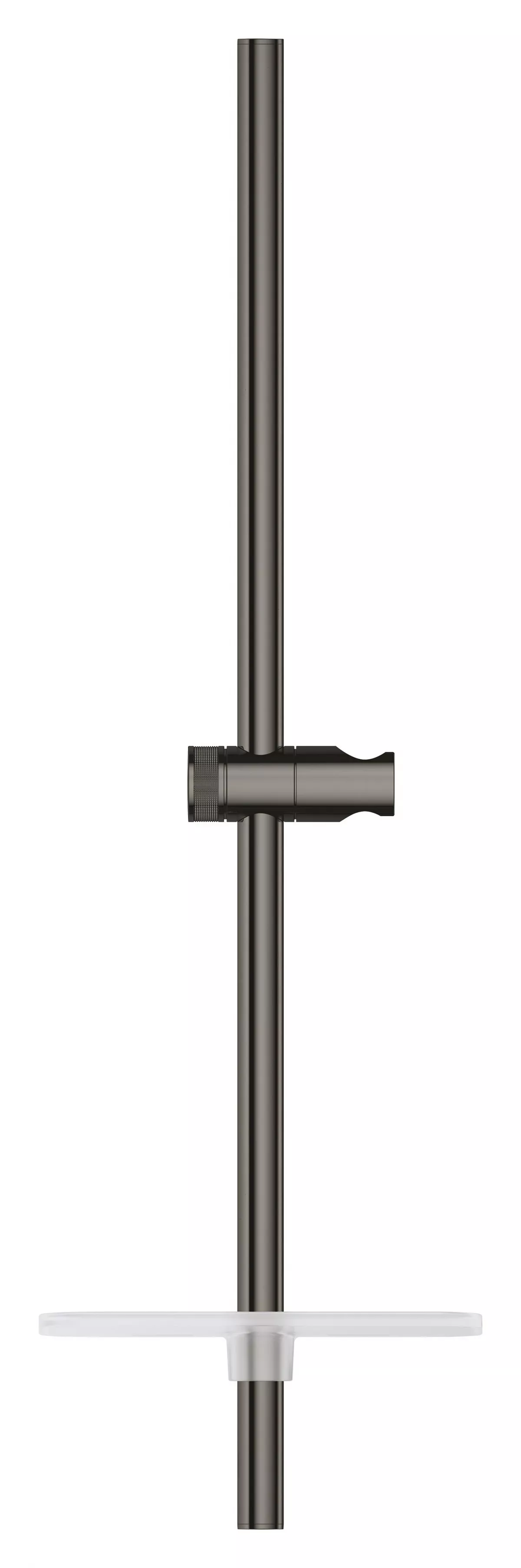 Bara dus Grohe 26602A00, SmartActive, aparenta, 630 mm, etajera, lucios, grafit