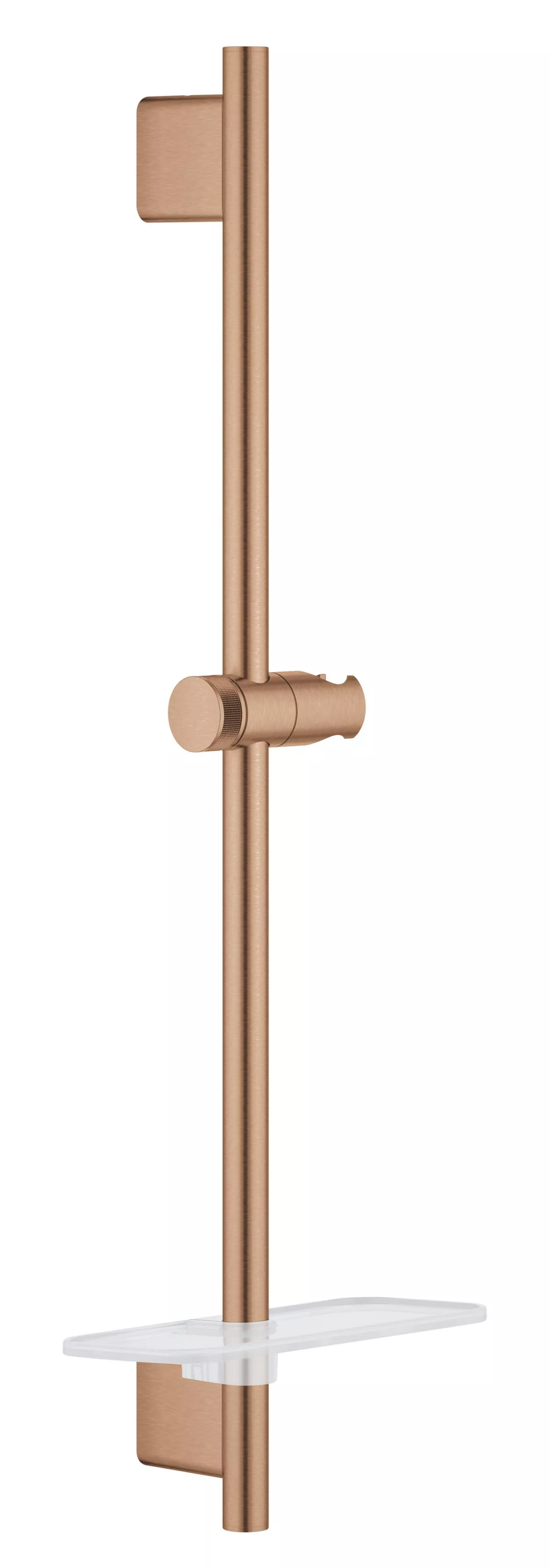 Bara dus Grohe 26602DL0, SmartActive, aparenta, 630 mm, etajera, mat, cupru