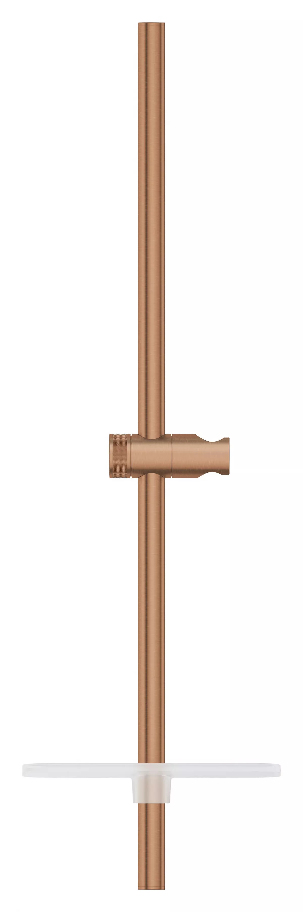 Bara dus Grohe 26602DL0, SmartActive, aparenta, 630 mm, etajera, mat, cupru