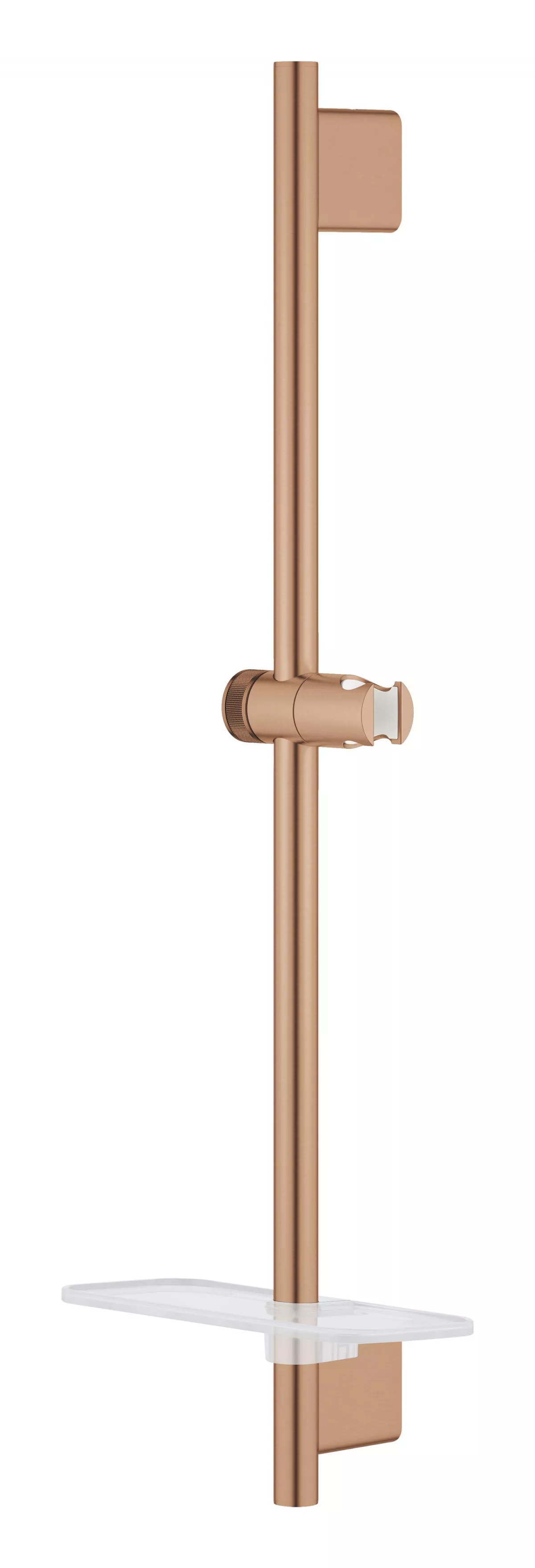 Bara dus Grohe 26602DL0, SmartActive, aparenta, 630 mm, etajera, mat, cupru