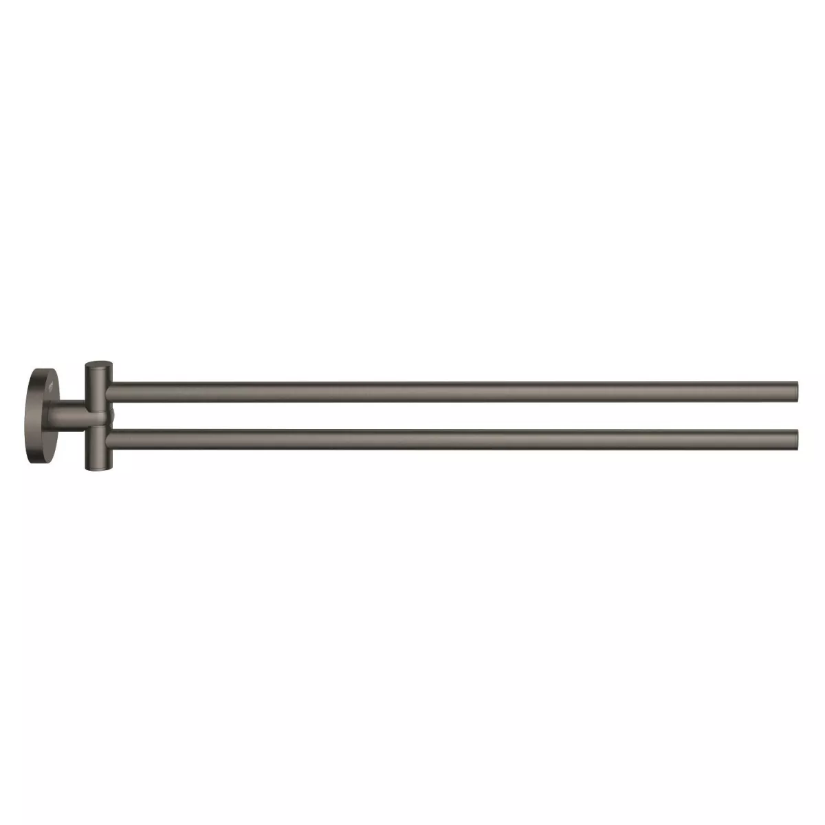 Bara prosop dubla Grohe 41183AL0, Start, aparenta, 440 mm, pivotanat, metal, mat, grafit