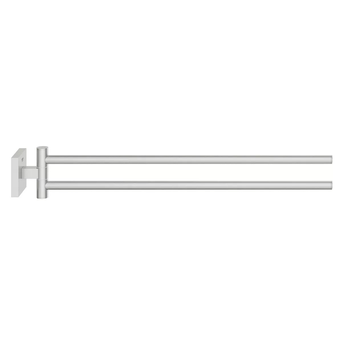 Bara prosop Grohe 40976DC0, Start Cube, pe perete, 440 mm, metal, mat, otel satinat