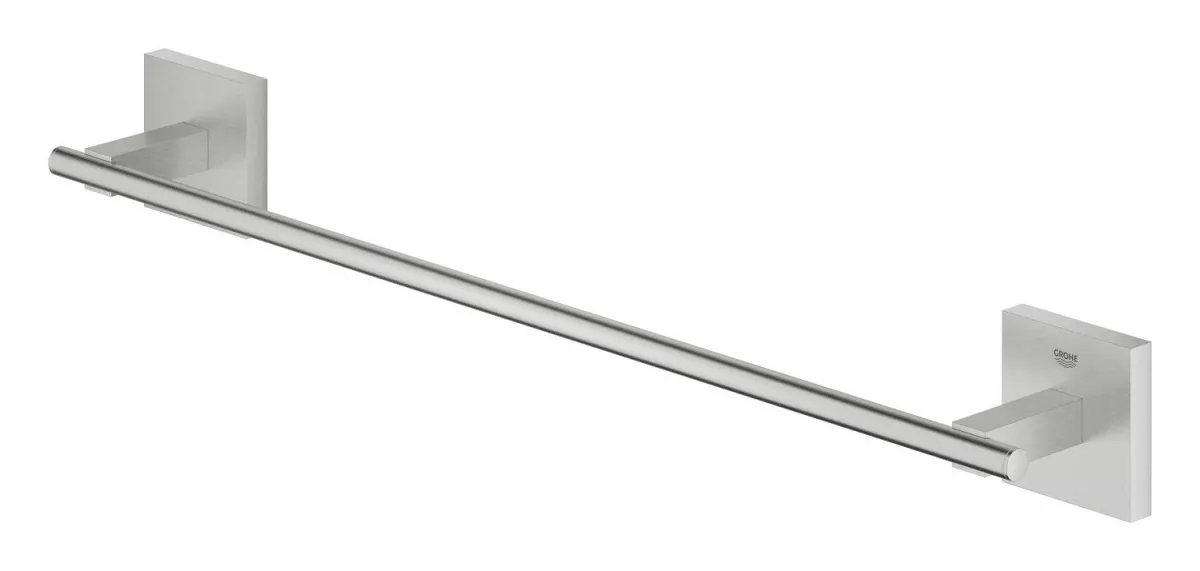 Bara prosop Grohe 40987DC0, Start Cube, pe perete, 450 mm, metal, mat, otel satinat