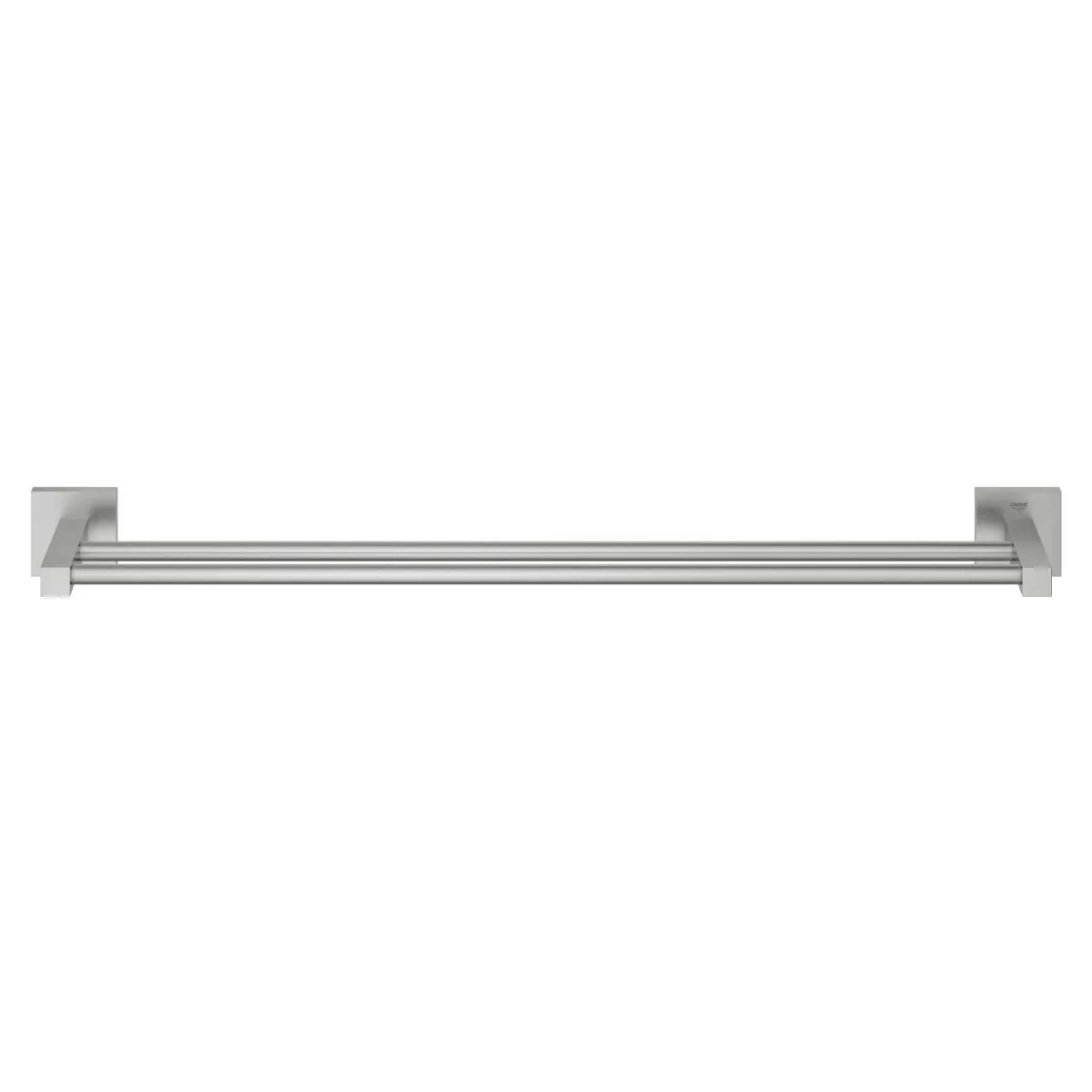 Bara prosop Grohe 41104DC0, Start Cube, pe perete, 654 mm, metal, mat, otel satinat