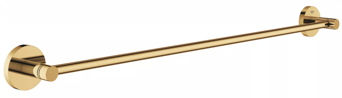 Bara prosop Grohe 40366GL1, Essentials, 600 mm, metal, lucios, auriu