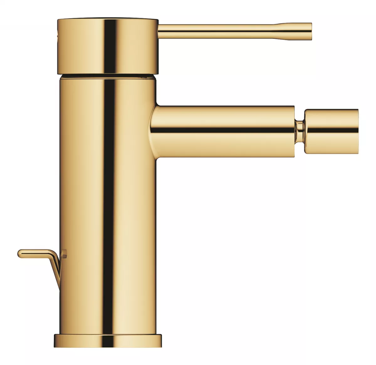 Baterie bideu Grohe 24178GL1, Essence, 3/8'', S, 147 mm, ventil, lucios, auriu