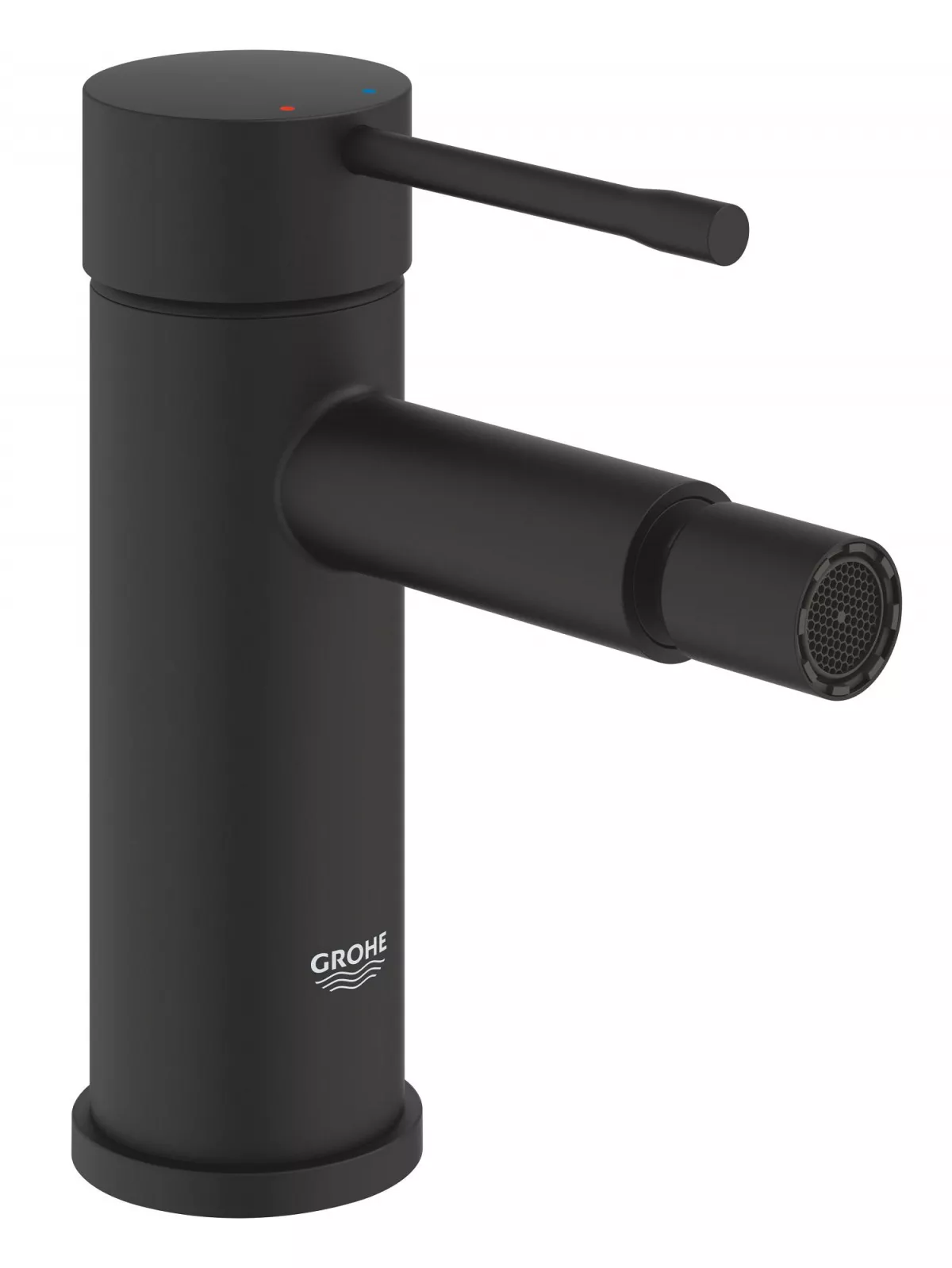 Baterie bideu Grohe 24395KF1, Essence, 3/8'', M, aerator, fara ventil, mat, negru