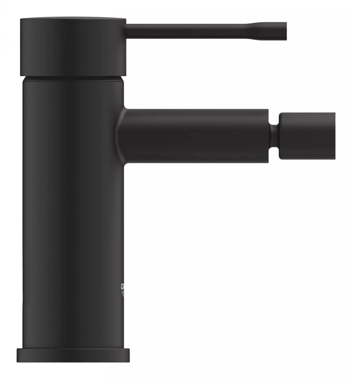 Baterie bideu Grohe 24395KF1, Essence, 3/8'', M, aerator, fara ventil, mat, negru