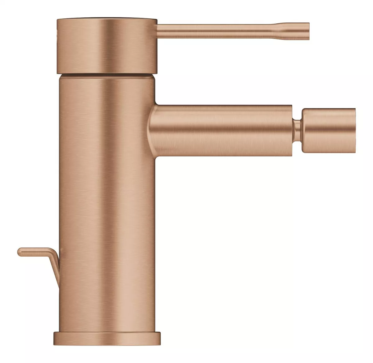 Baterie bideu Grohe 24178DL1, Essence, S, 147 mm, ventil, mat, cupru
