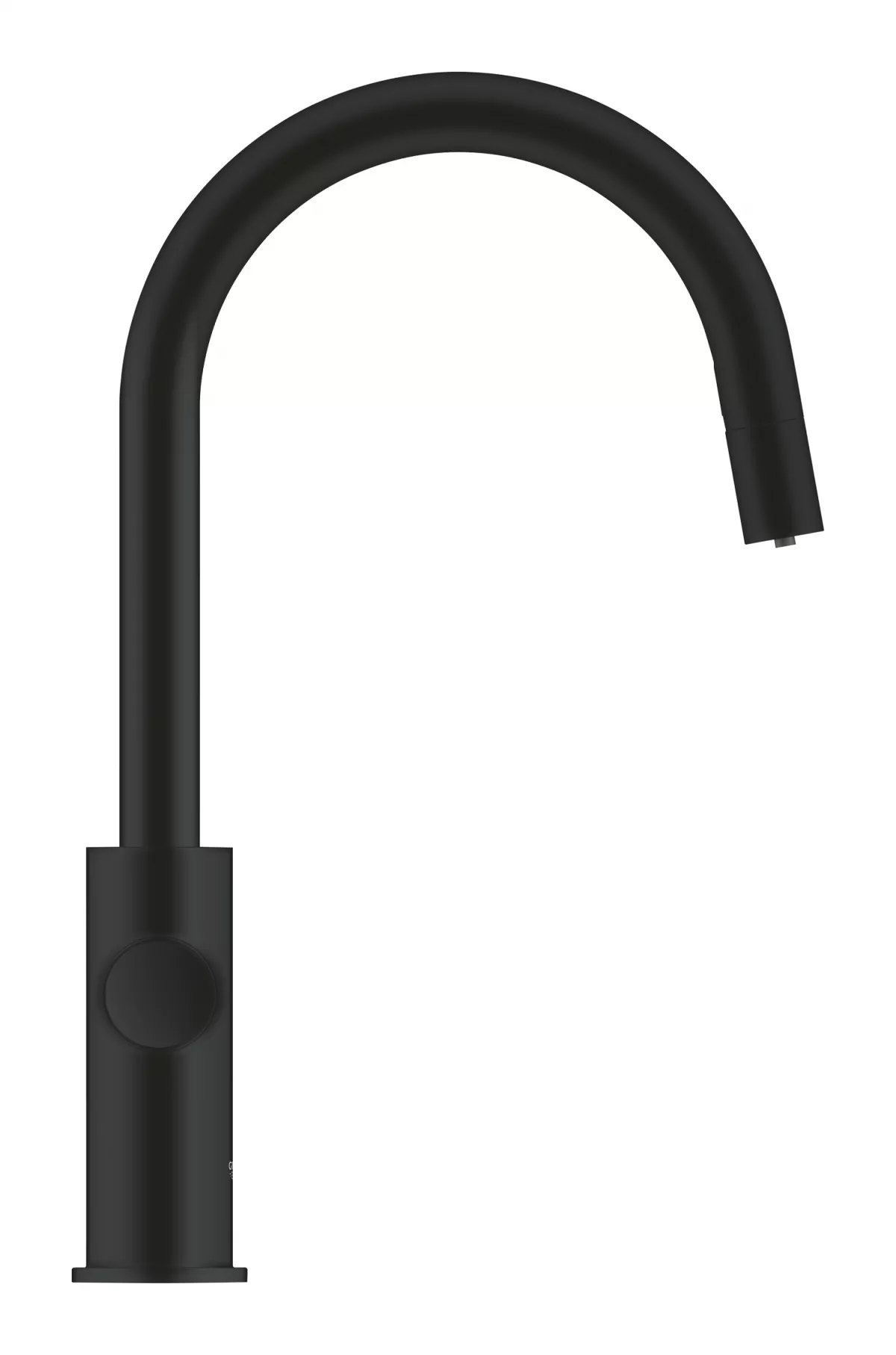 Baterie bucatarie Grohe 101073KS01, Blue Home, inalta, tip C, pentru racitor Blue Home, dus, mat, negru