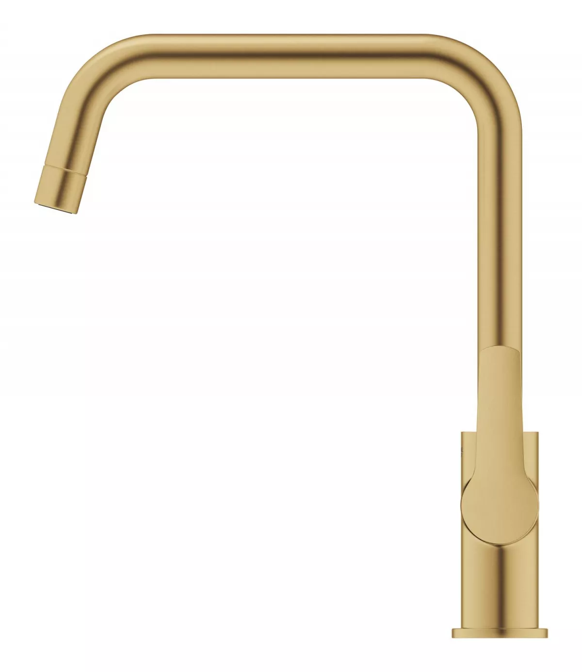 Baterie bucatarie Grohe 30470GN0, Start, inalta, tip U, mat, auriu