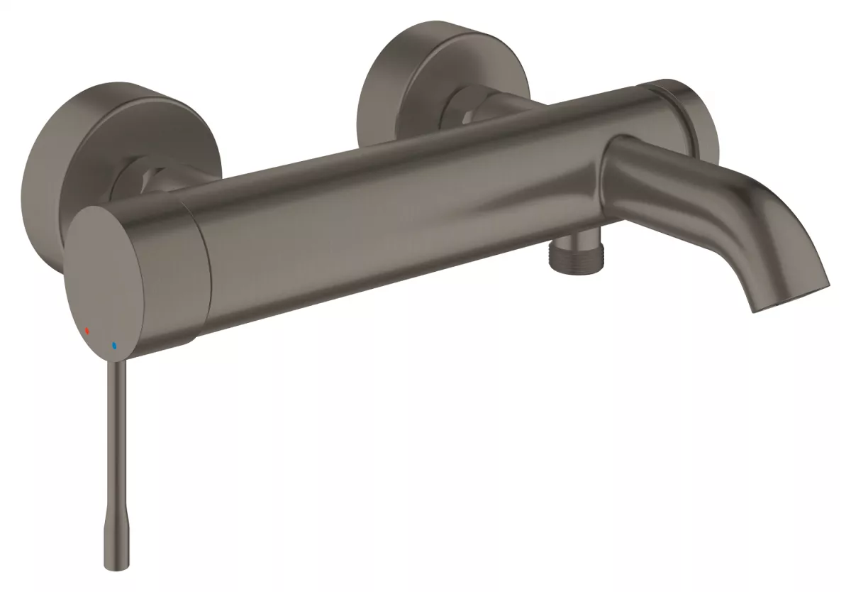 Baterie cada Grohe 25250AL1, Essence, aparenta, monocomanda, diverter, mat, grafit