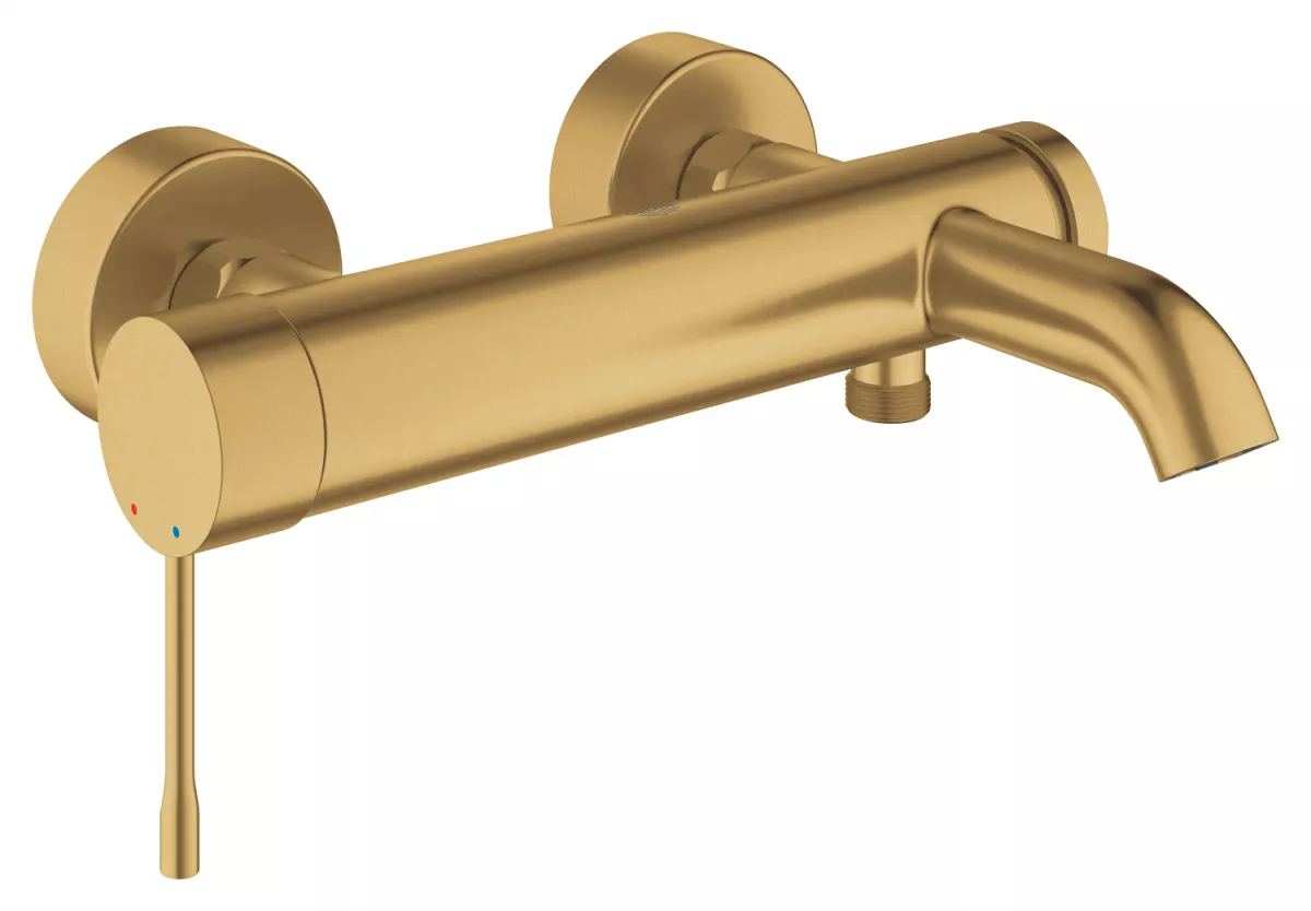 Baterie cada Grohe 25250GN1, Essence, 1/2'', aparenta, diverter, mat, auriu