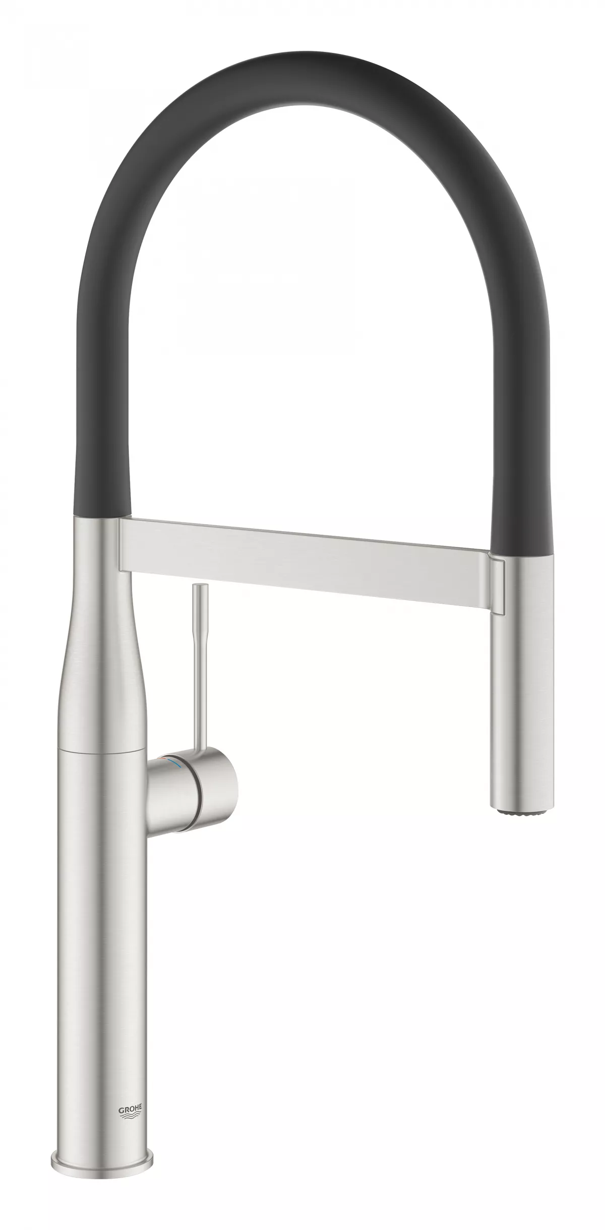 Baterie de bucatarie Grohe 30294DC0, Essence, 3/8'', XL, tip C, dus, 2 functii, mat, otel satinat
