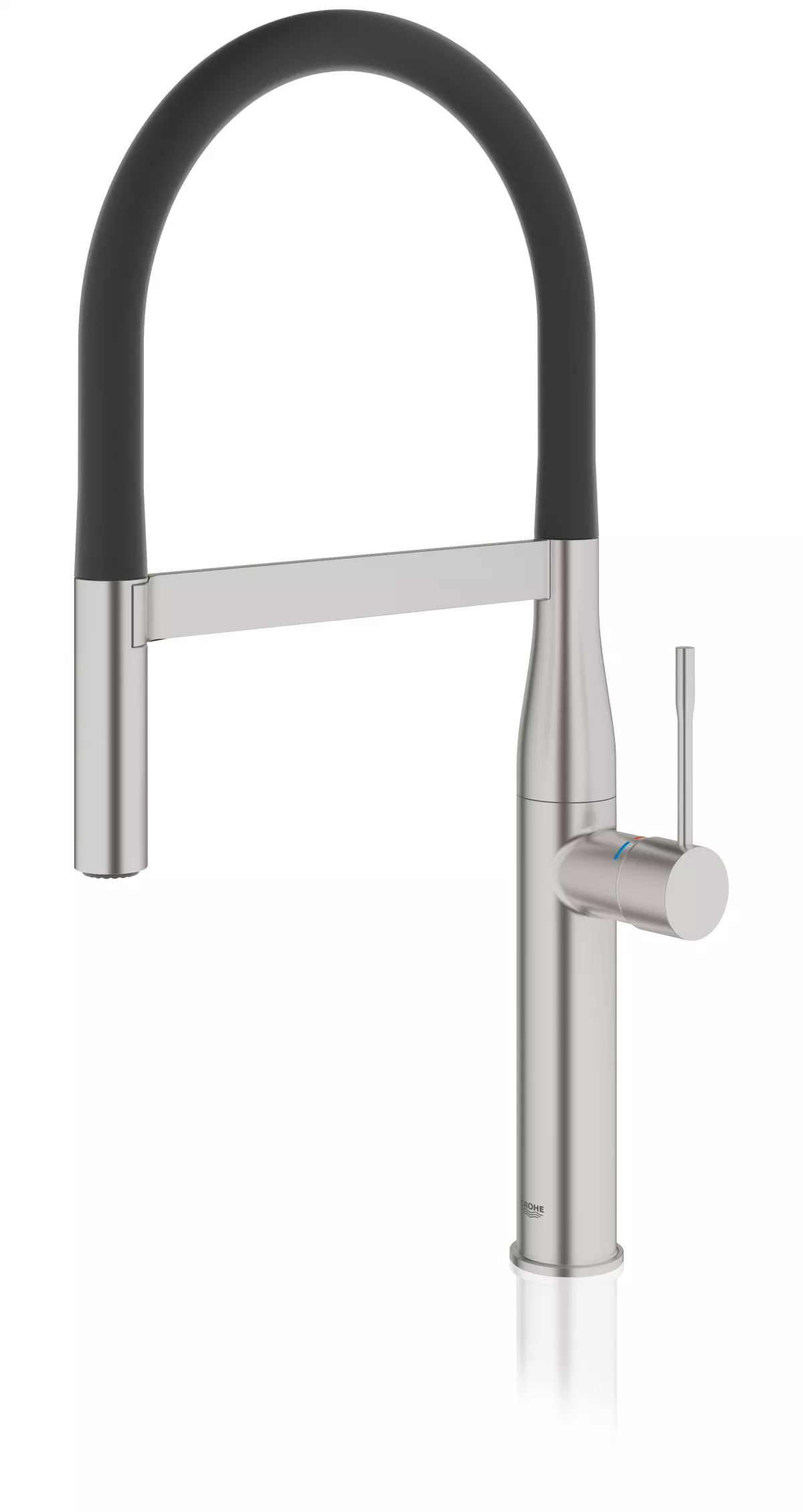 Baterie de bucatarie Grohe 30294DC0, Essence, 3/8'', XL, tip C, dus, 2 functii, mat, otel satinat