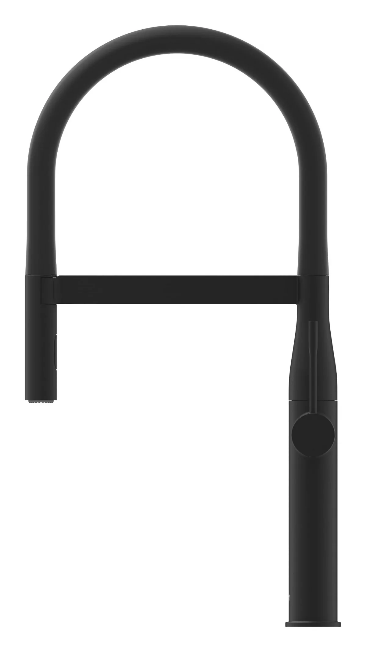 Baterie de bucatarie Grohe 30503KF0, Essence, 3/8'', pipa extra inalta, tip C, dus extractabil, 2 pulverizari, mat