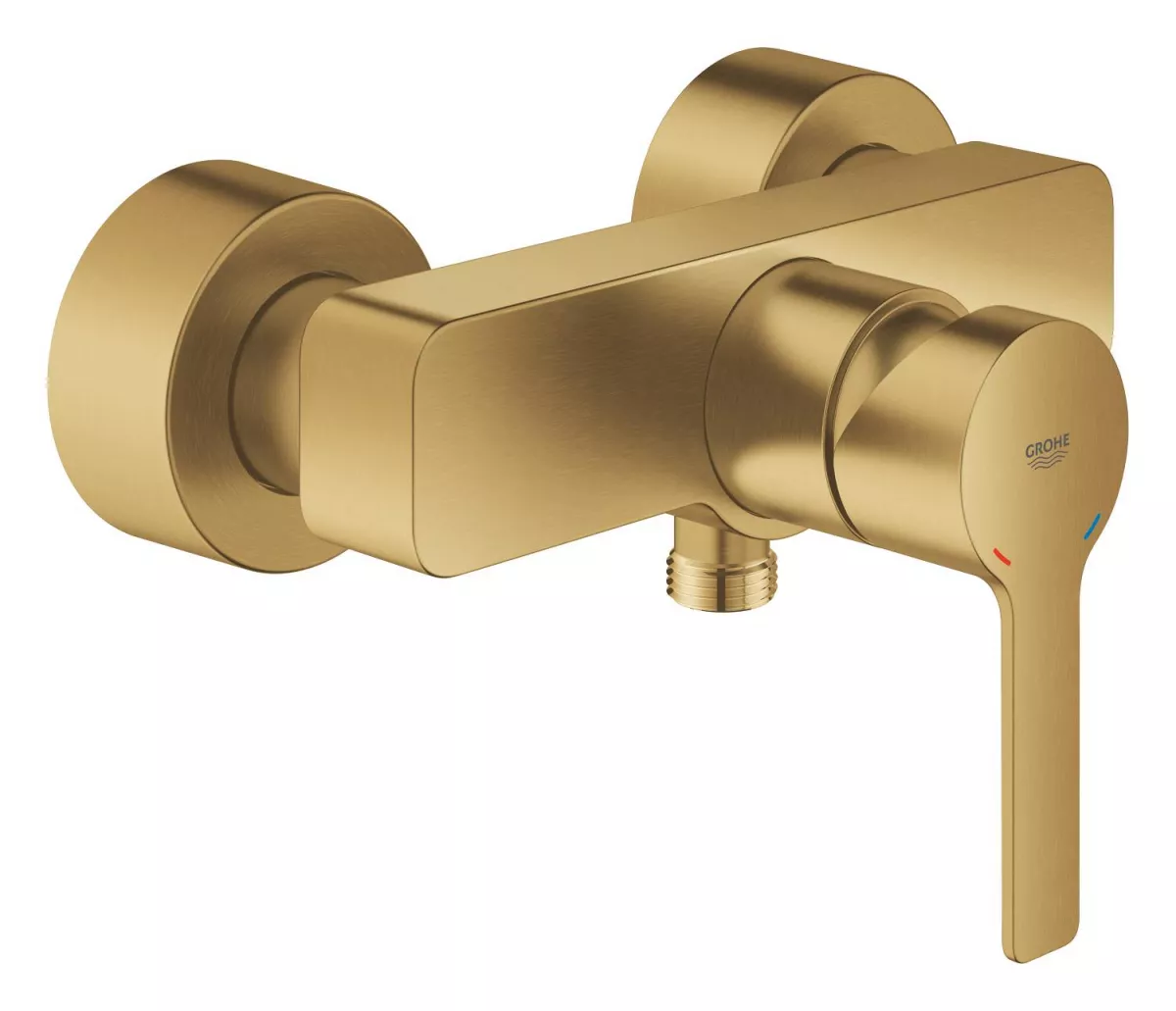 Baterie de dus Grohe 33865GN1, Lineare, aparenta, mat, auriu
