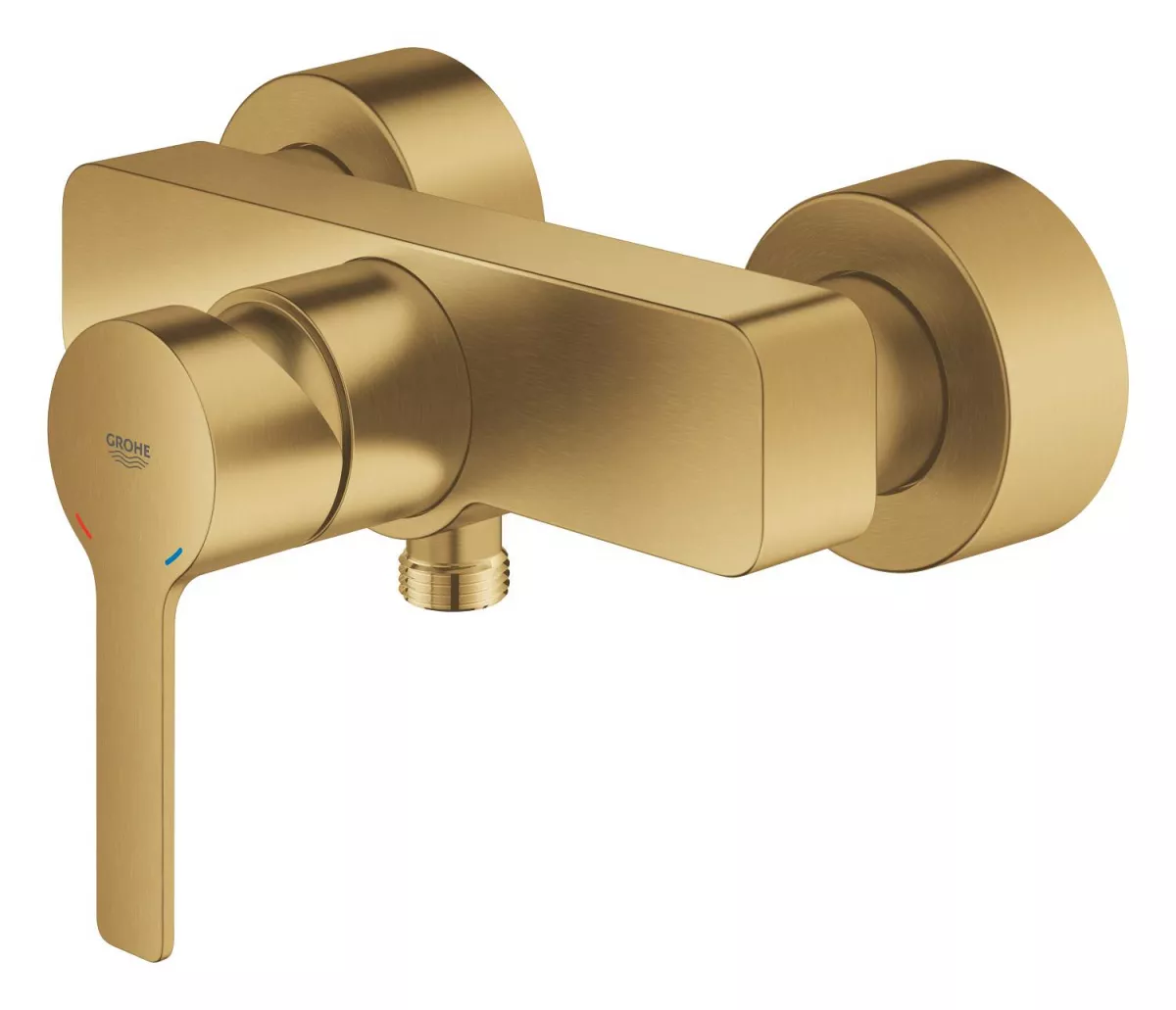 Baterie de dus Grohe 33865GN1, Lineare, aparenta, mat, auriu